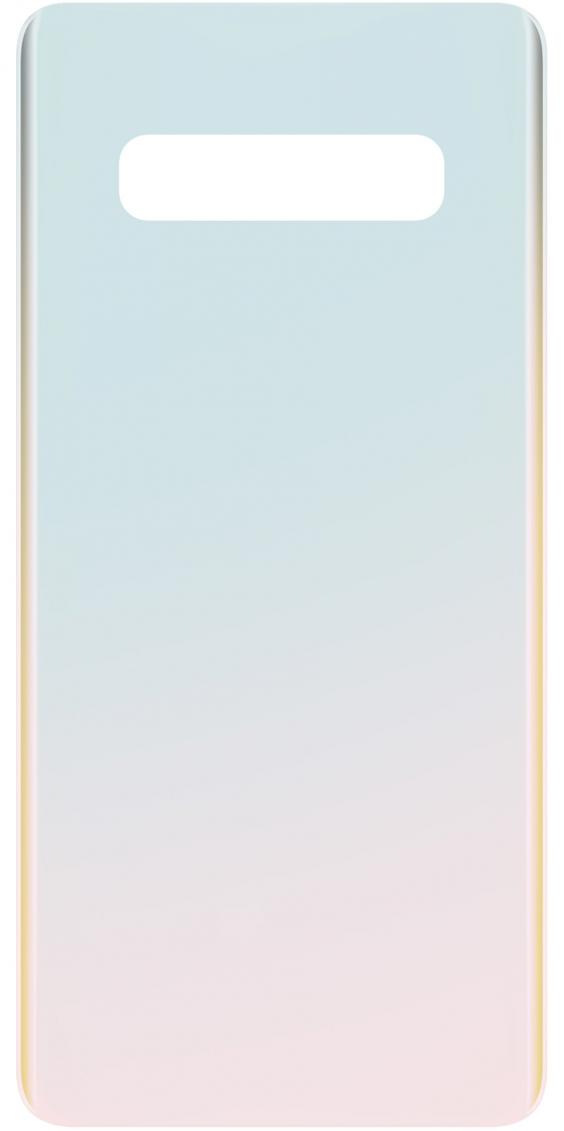 Battery Cover compatible with Samsung Galaxy S10+ G975, White (Ceramic White)