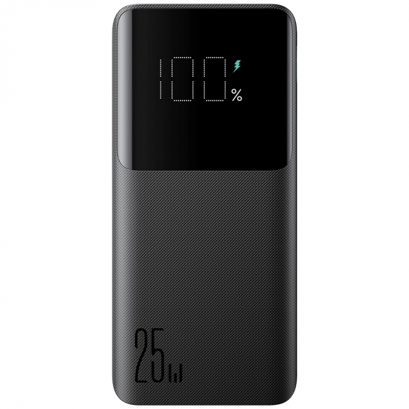 Baterie Externa Joyroom JR-PBF20, 10000mAh, 25W, QC + PD, 1 x USB-C - 2 x USB-A, Neagra 