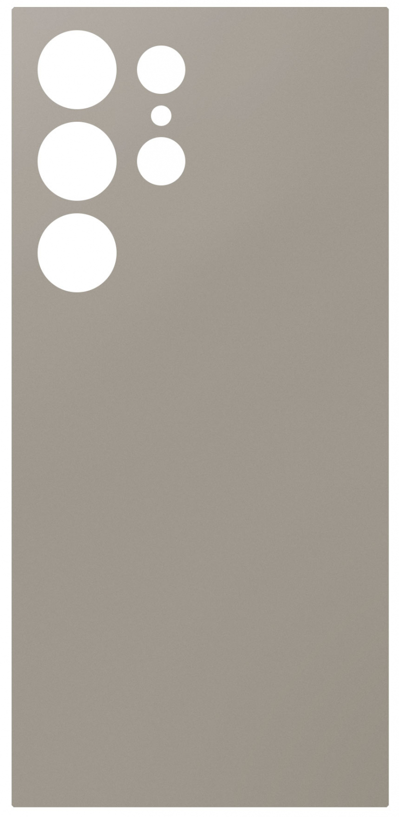 Battery Cover compatible with Samsung Galaxy S24 Ultra S928, Gray 