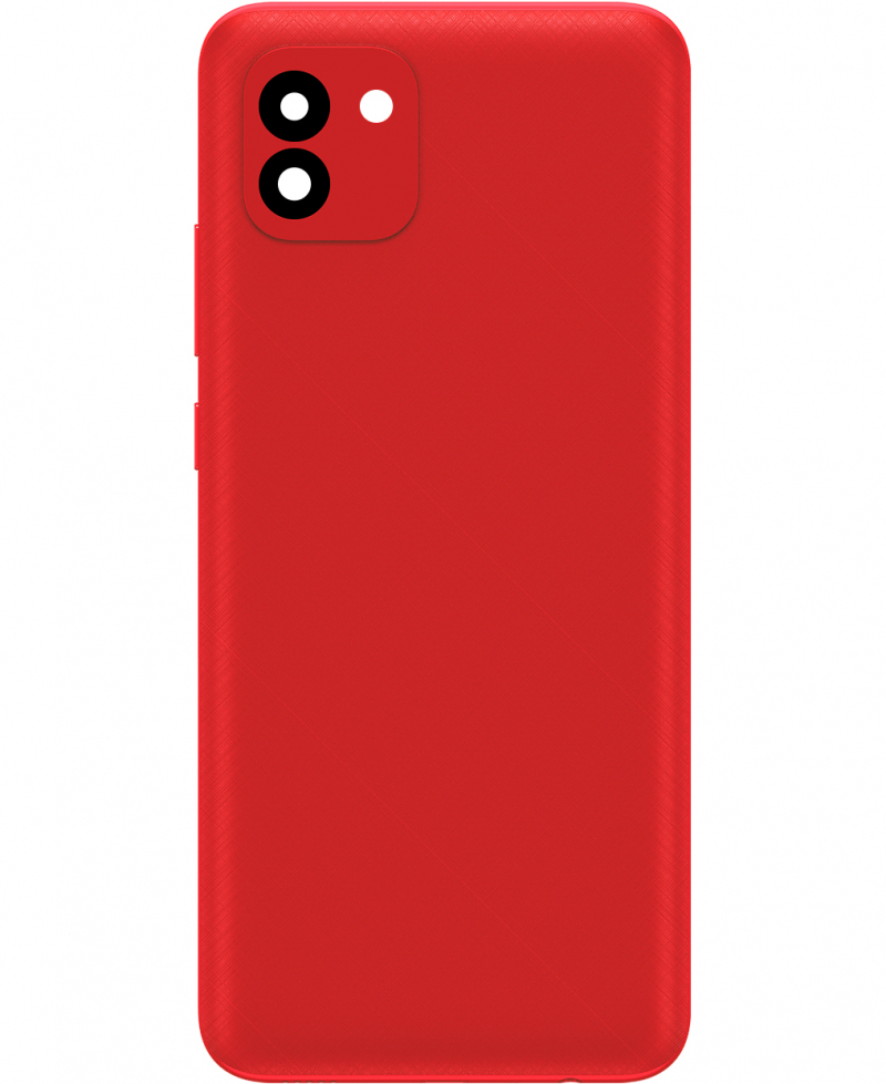 Battery Cover compatible with Samsung Galaxy A03 A035, Red Battery Cover compatible with Samsung Galaxy A03 A035, Red
