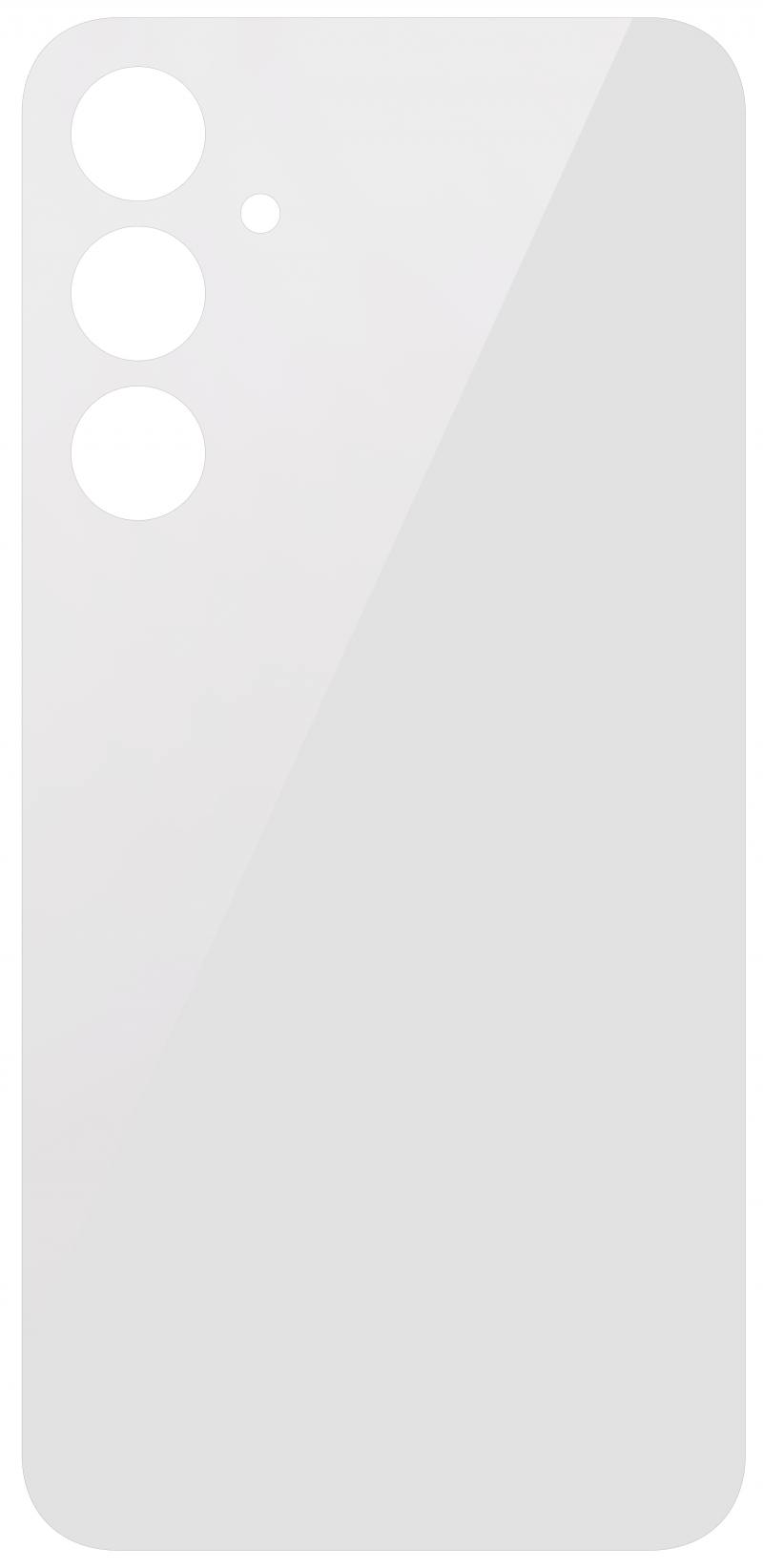 Battery Cover compatible with Samsung Galaxy S23 FE S711, White Battery Cover compatible with Samsung Galaxy S23 FE S711, White