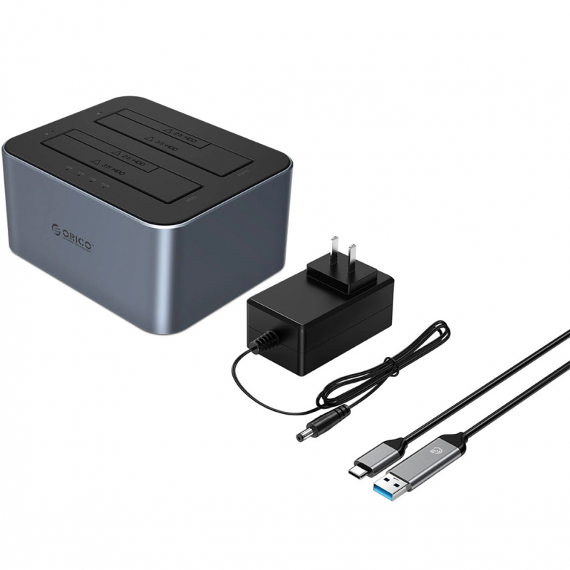 docking-station-orico-6626c3-c-v1-2-drive-pentru-hdd---ssd-sata-2.5inch---3.5inch-2C-gri