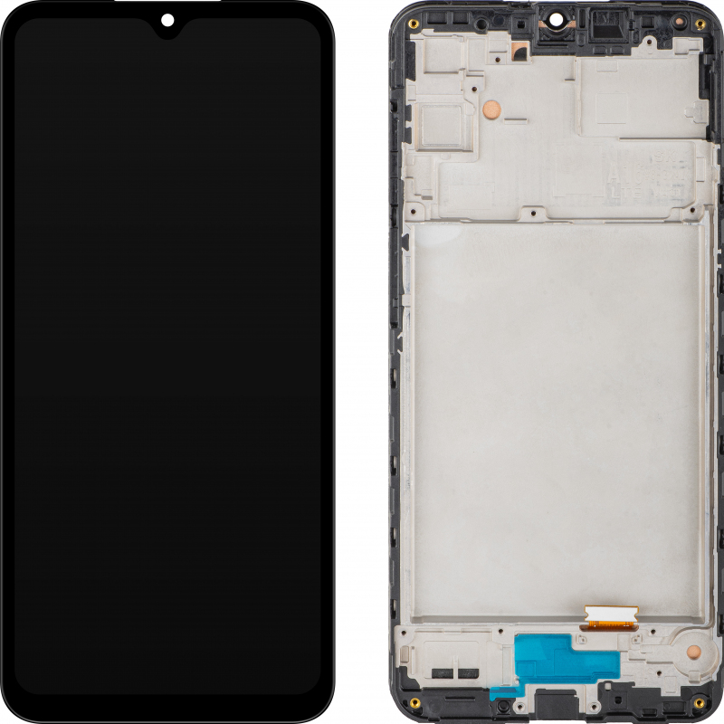 Display cu Touchscreen MP compatibil cu Samsung Galaxy A16 4G A165, cu Rama, Negru