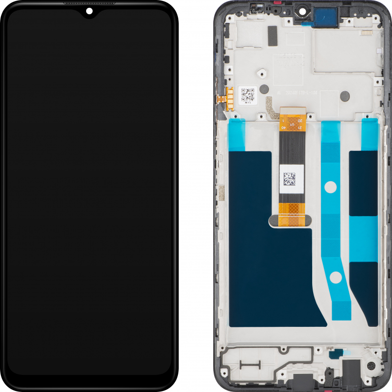 Nokia G42 Touchscreen Display, with Frame, Black, Service Pack 70101355H001 Nokia G42 Touchscreen Display, with Frame, Black, Service Pack 70101355H001