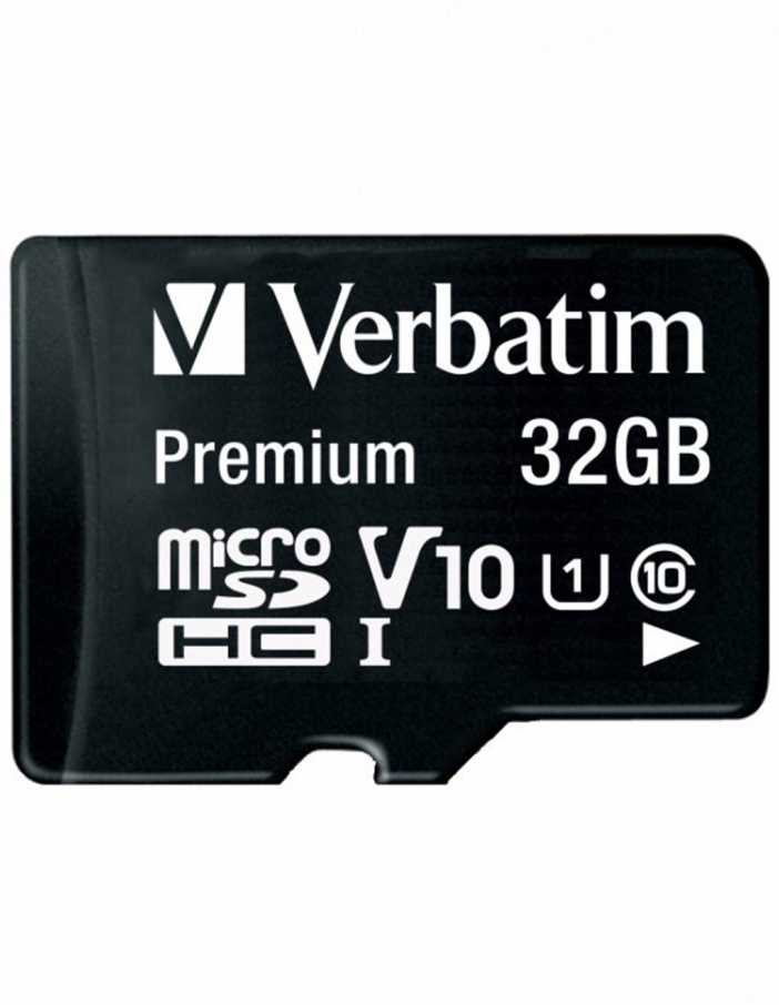 Card Memorie microSDHC Verbatim, 32Gb, Clasa 10 / UHS-1 U1, Cu Adaptor 