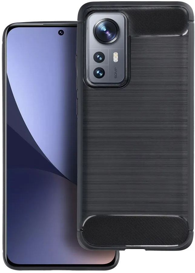 Husa pentru Honor X8c, OEM, Carbon, Neagra 