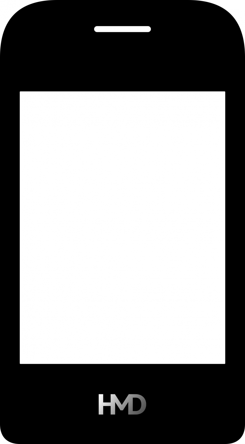 HMD 2660 Flip Screen Glass, Black, Service Pack 5004001262SH0
