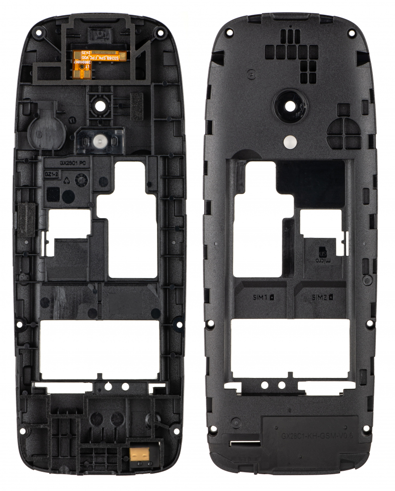 Carcasa Mijloc Nokia 6310 (2024), Neagra, Service Pack 286912236