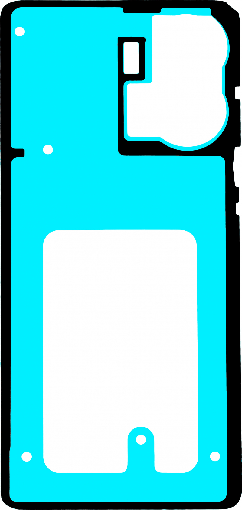 Adeziv Capac Baterie Motorola Edge 50 Fusion, Service Pack 5948C24385 