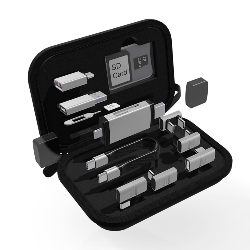 USB / USB-C Card Reader OEM OmniLink Pro-003 Travel, 10in1, Gray USB / USB-C Card Reader OEM OmniLink Pro-003 Travel, 10in1, Gray