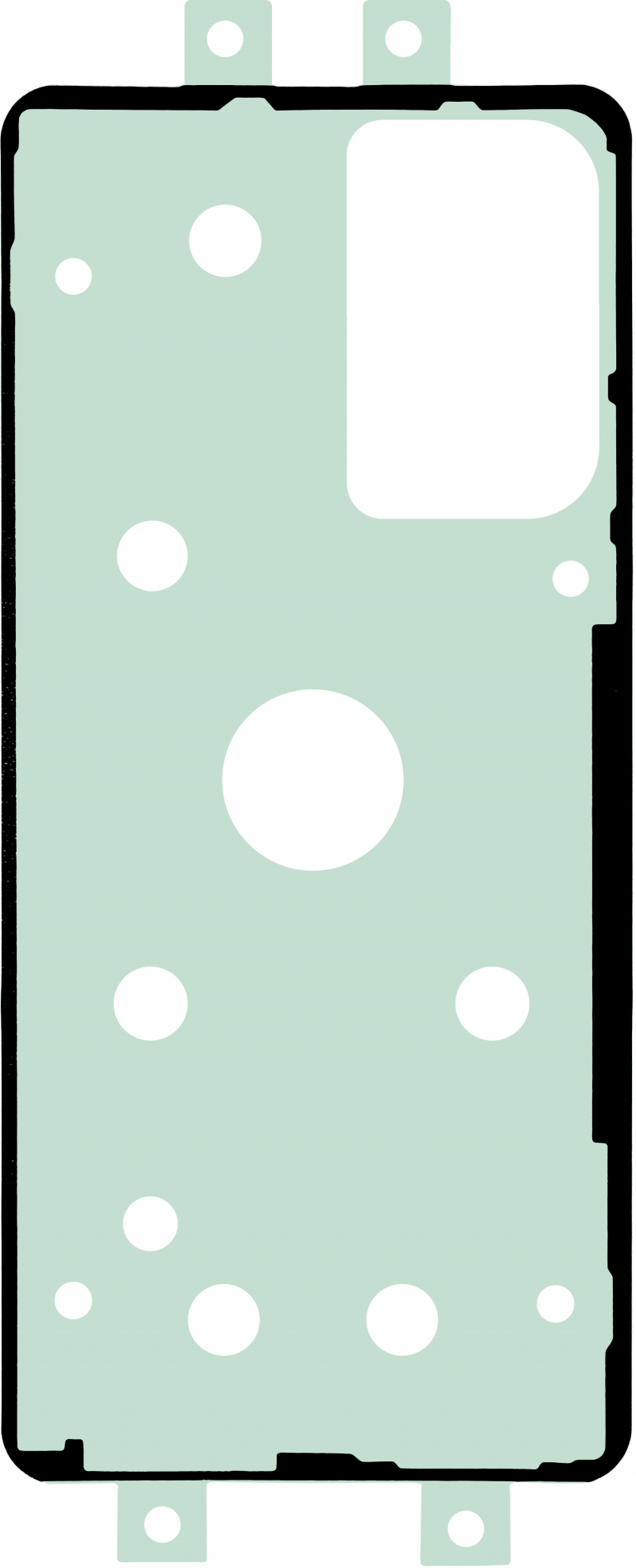 OEM Battery Cover Adhesive, 155mmx 70mm OEM Battery Cover Adhesive, 155mmx 70mm