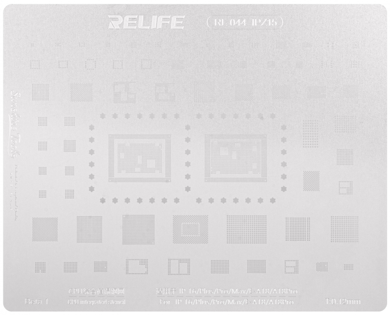 Sita BGA Relife RL-044 IPZ15 pentru Apple iPhone 16, CPU 