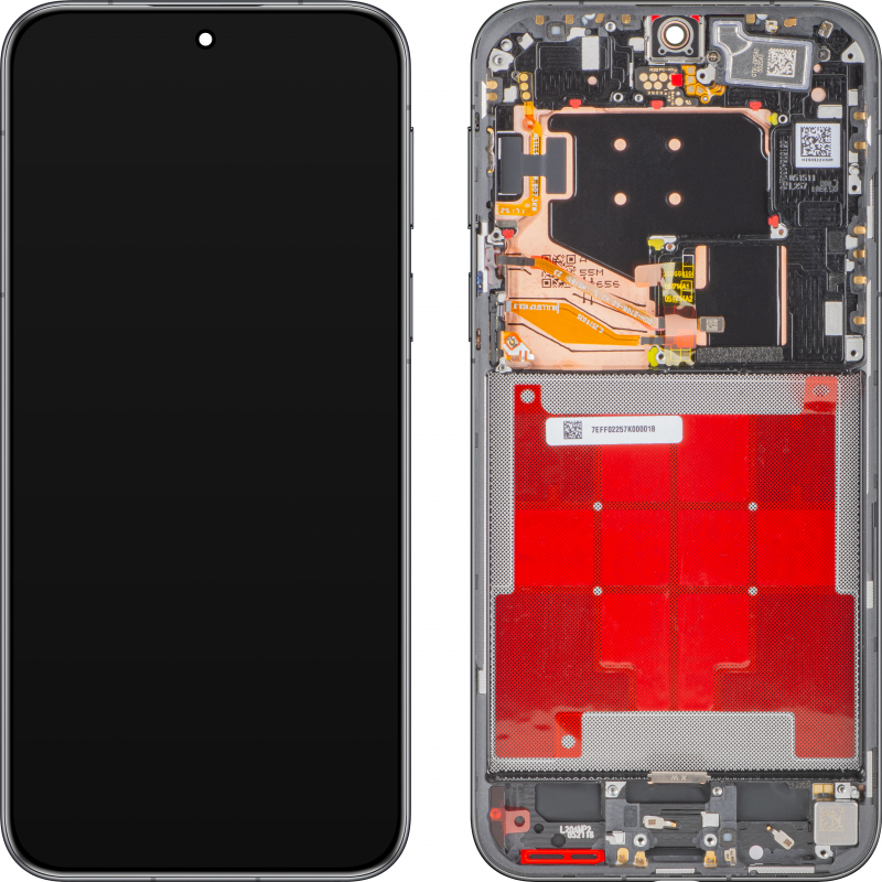 Display cu Touchscreen Huawei Pura 80 Pro, cu Rama, Negru (Glazed Black), Service Pack 02357EFC 