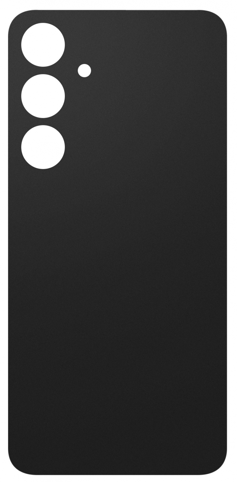 Battery Cover compatible with Samsung Galaxy S24+ S926, Black Battery Cover compatible with Samsung Galaxy S24+ S926, Black