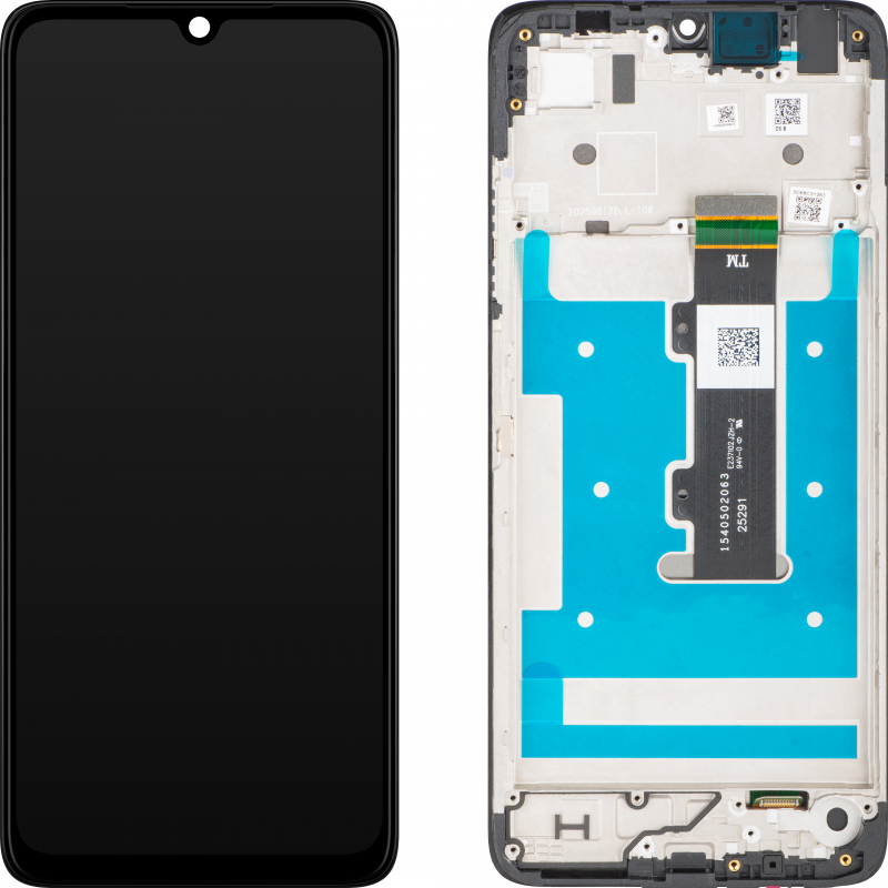 Display cu Touchscreen Motorola Moto G06, cu Rama, Negru, Service Pack 5D68C31263 