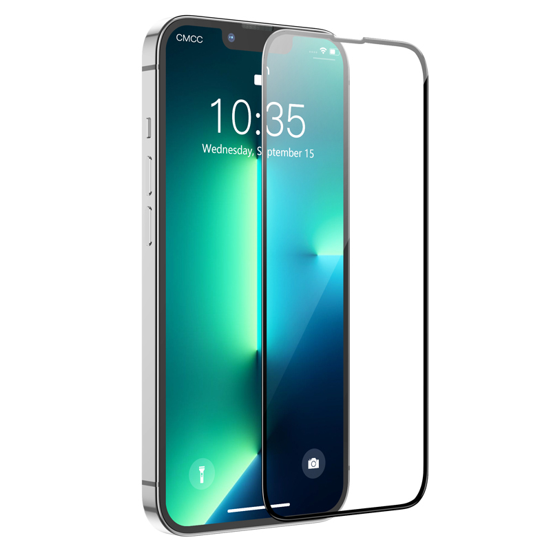 Folie de protectie Ecran HOCO G16 pentru Apple iPhone 14 Plus / 13 Pro Max, Sticla Securizata, Full Glue, 5D, Neagra Folie de protectie Ecran HOCO G16 pentru Apple iPhone 14 Plus / 13 Pro Max, Sticla Securizata, Full Glue, 5D, Neagra