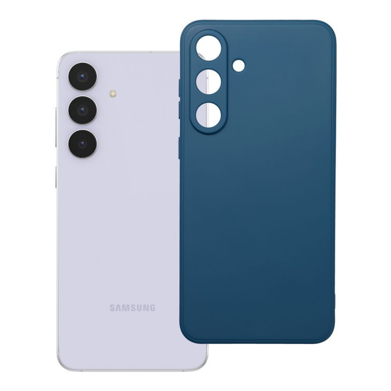 Husa pentru Samsung Galaxy S25 FE, OEM, Matt, Albastra Husa pentru Samsung Galaxy S25 FE, OEM, Matt, Albastra