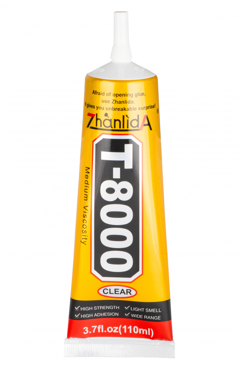 Zhanlida T-8000 Liquid Adhesive, 110ml, Transparent
