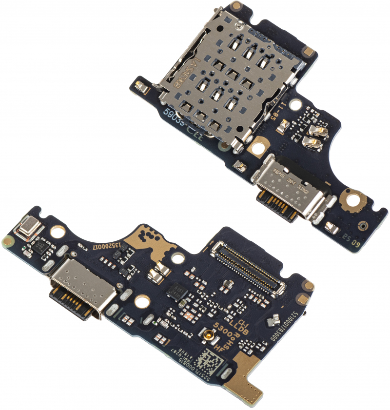 Placa cu Conector Incarcare - Microfon - Modul Cititor SIM Xiaomi Poco M7 Pro 5G / Redmi Note 14 5G, Service Pack 56002100O1700 
