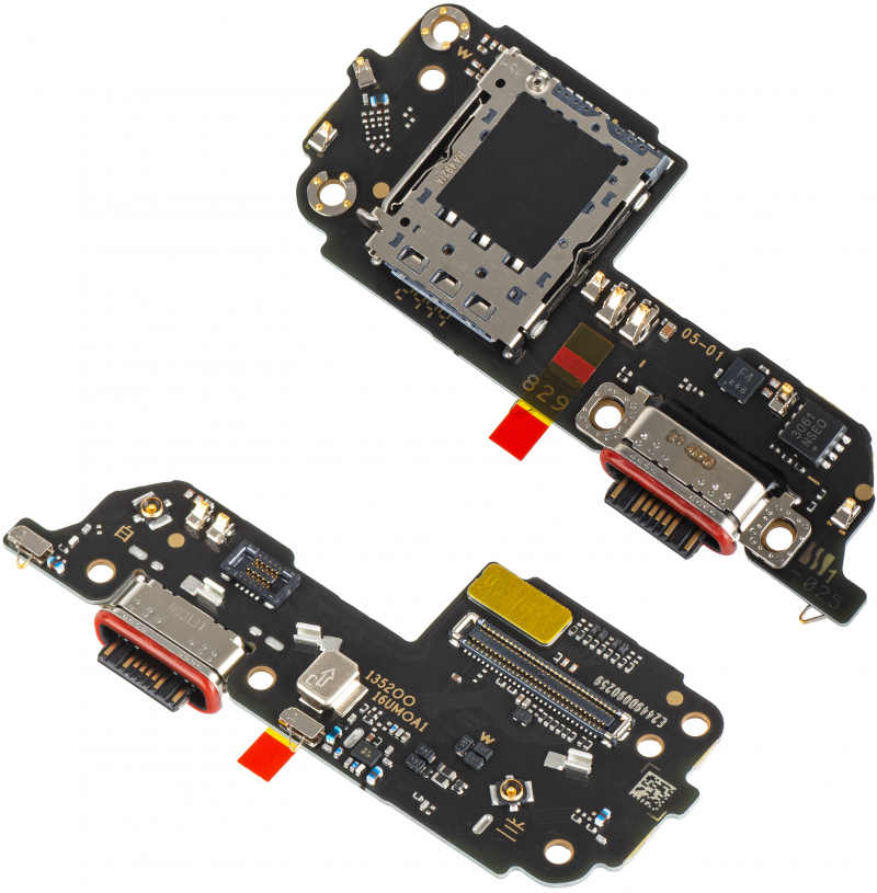 Charging Connector Board - Microphone - SIM Reader Module Xiaomi Redmi Note 14 Pro+ 5G, Service Pack 5600200O16U00 Charging Connector Board - Microphone - SIM Reader Module Xiaomi Redmi Note 14 Pro+ 5G, Service Pack 5600200O16U00