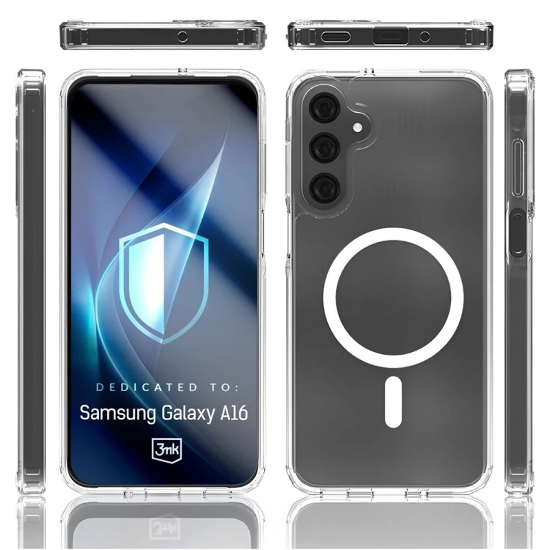 husa-magsafe-pentru-samsung-galaxy-a16-5g-a166---a16-4g-a165-2C-3mk-2C-armor-magcase-2C-transparenta