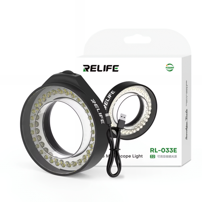 Relife RL-033E Microscope Lamp, Black