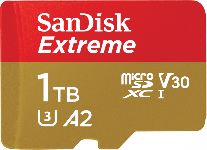 Card Memorie microSDXC SanDisk Extreme, 1TB, Clasa 10 / UHS-1 U3 SDSQXAV-1T00-GN6MN 