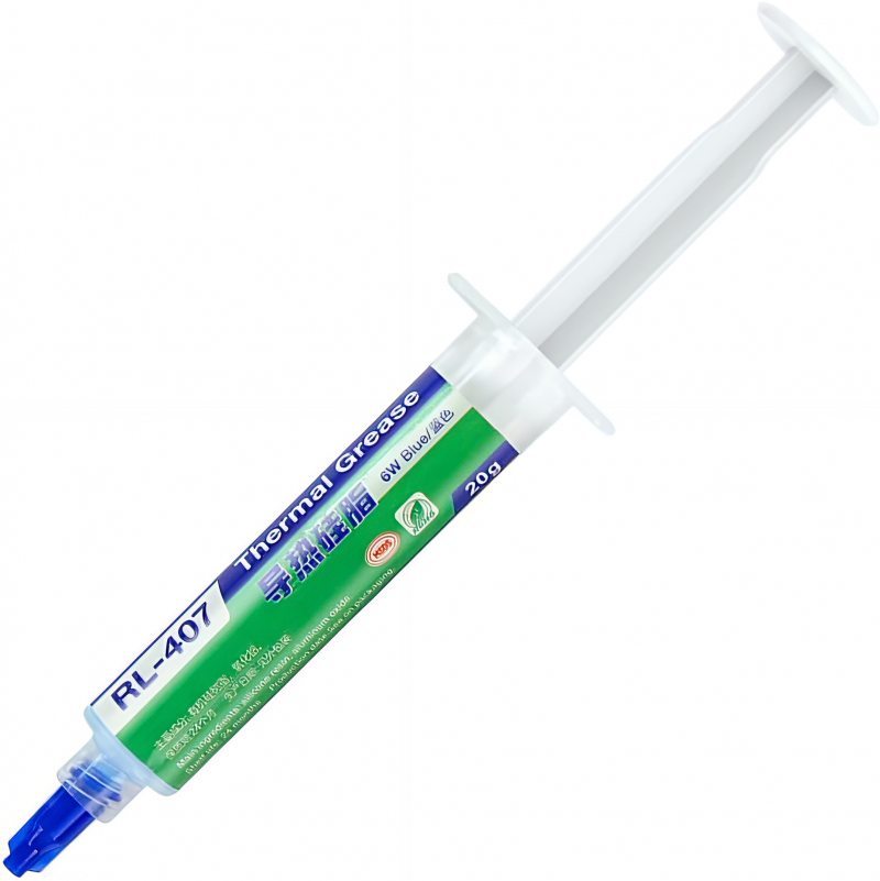 Pasta Termoconductoare Relife RL-407, Tip Seringa, 20g, Albastra 