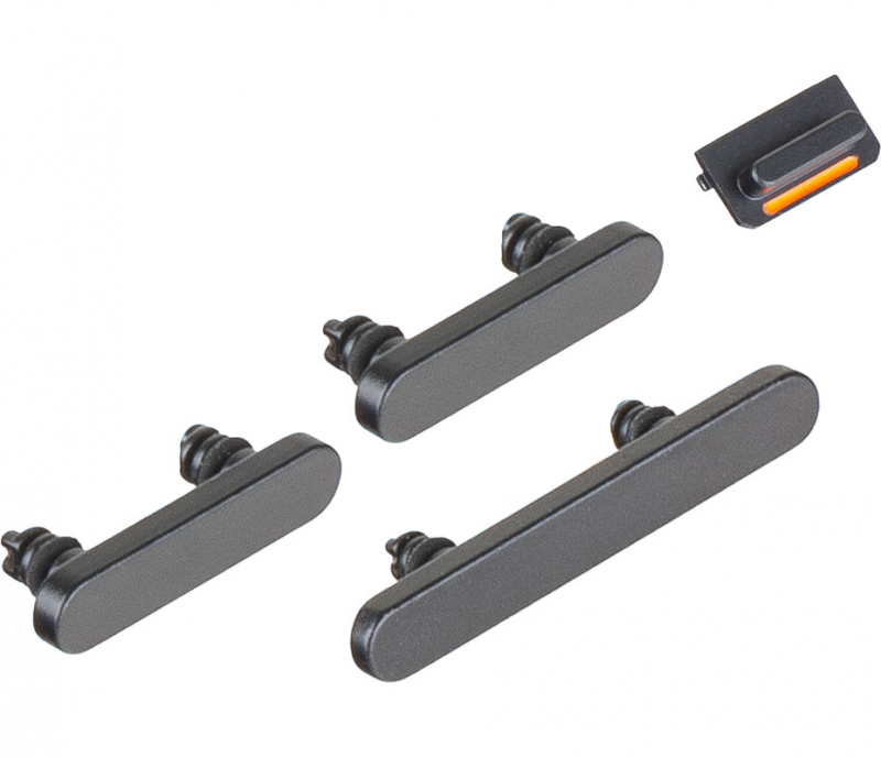 On-Off Button - Volume - Profile Apple iPhone 12, Black On-Off Button - Volume - Profile Apple iPhone 12, Black