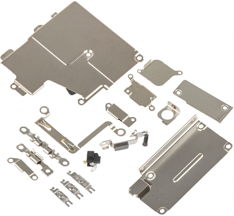 Metal Mounting Brackets on the Board Base Apple iPhone 12 Pro