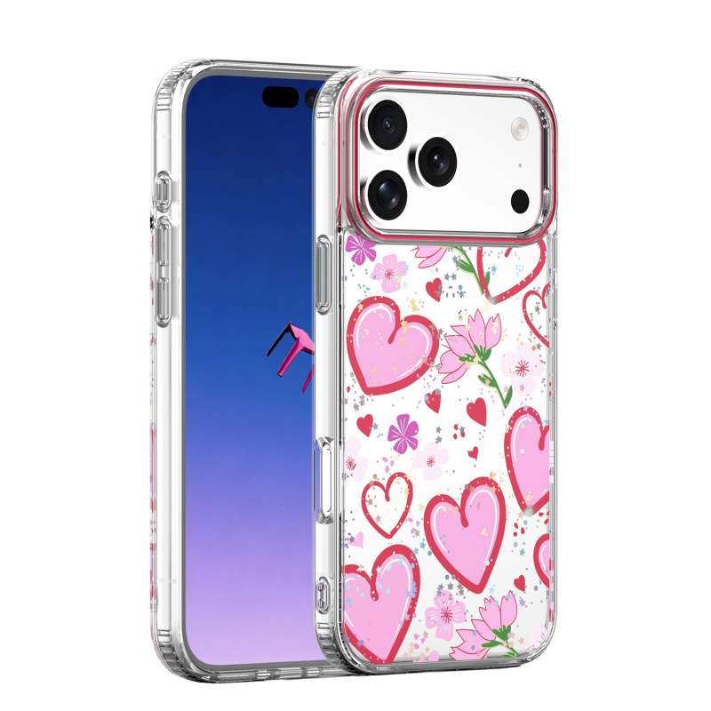 Case for Apple iPhone 16 Pro Max, OEM, Ultra Trendy Love 1, Multicolor 
