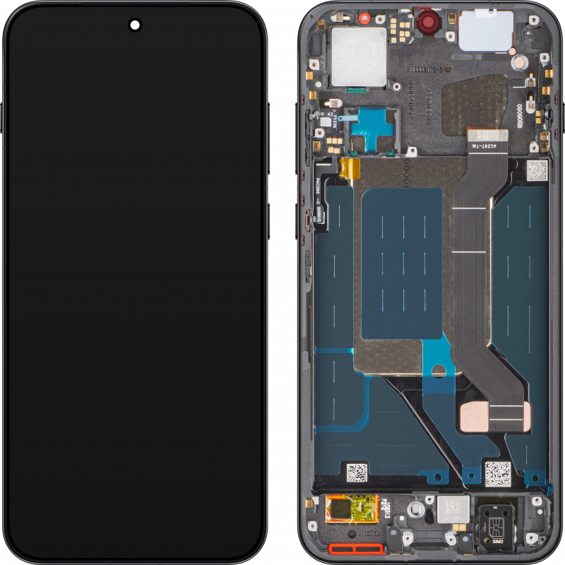 Touchscreen Display Oppo Find X9, with Frame, Black (Space Black), Service Pack 621029000714 