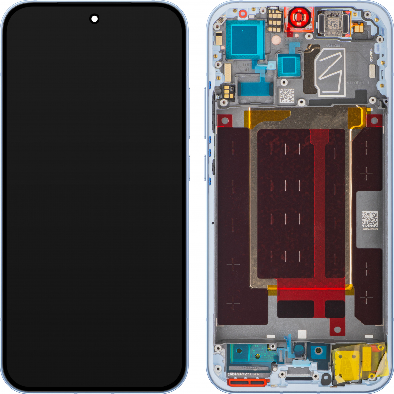 Display cu Touchscreen Oppo Reno15 Pro Mini / Reno15 Pro, cu Rama, Albastru (Aurora Blue), Service Pack 621029000776 