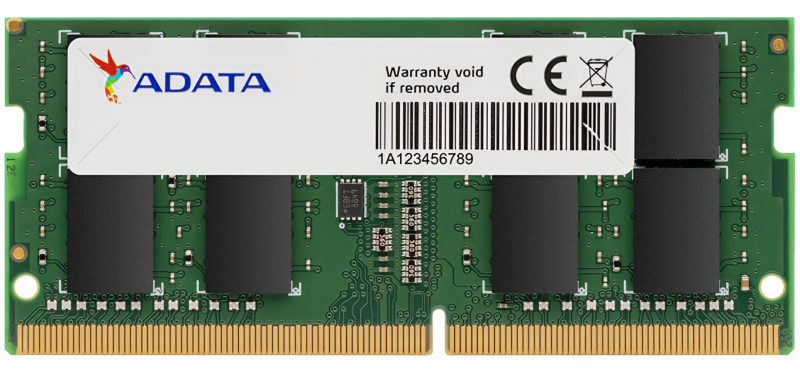 Memorie RAM Adata Premier, DDR4 SODIMM, 8GB, 2666Mhz AD4S26668G19-SGN 