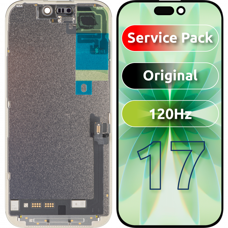 Display cu Touchscreen Apple iPhone 17, cu Rama, Negru, Service Pack 661-56065 