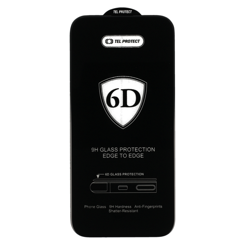 OEM Screen Protector for Samsung Galaxy S26, Tempered Glass, Full Glue, 6D, Black 