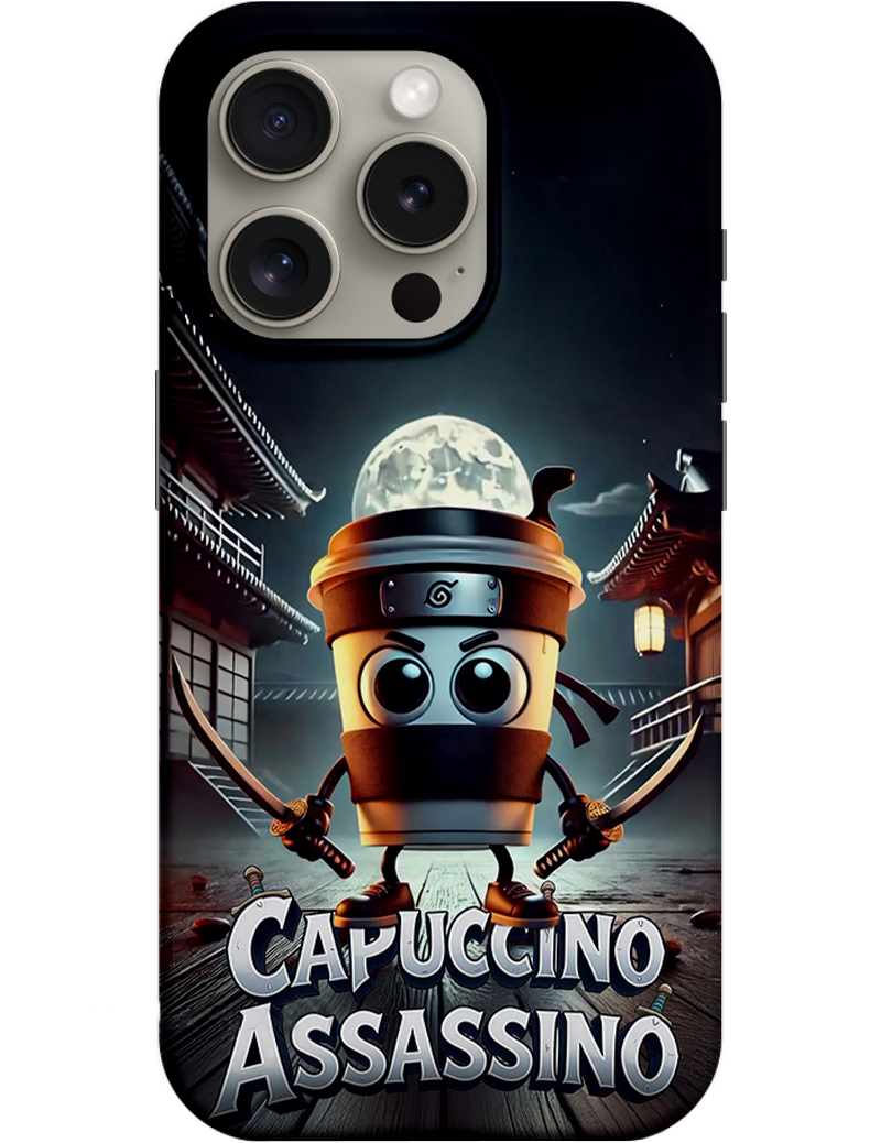 Case for Xiaomi Redmi 12C, Perfect Case, Italian Brainrot Capuccino Assassino, Multicolor 