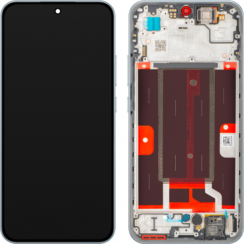 Touchscreen Display Oppo A6 Pro 5G, with Frame, Gray (Lunar Titanium), Service Pack 621029000655 Touchscreen Display Oppo A6 Pro 5G, with Frame, Gray (Lunar Titanium), Service Pack 621029000655