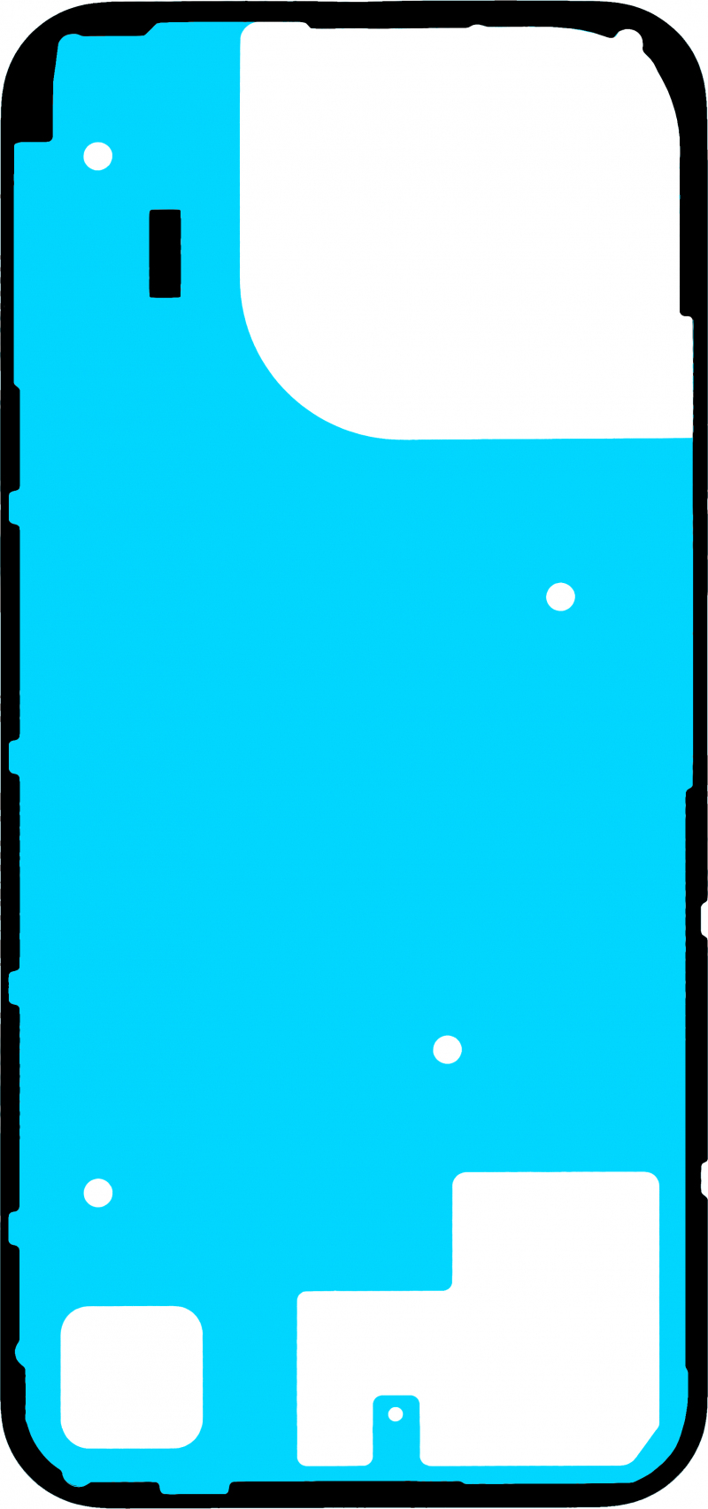 Lim til batteridæksel Realme 16 Pro, Service Pack 612717000999 