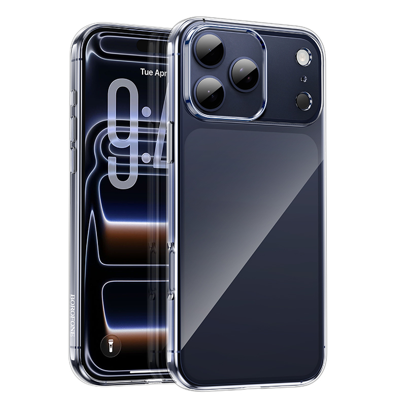 Husa pentru Apple iPhone 17 Pro Max, Borofone, BI4 Ice, Transparenta 
