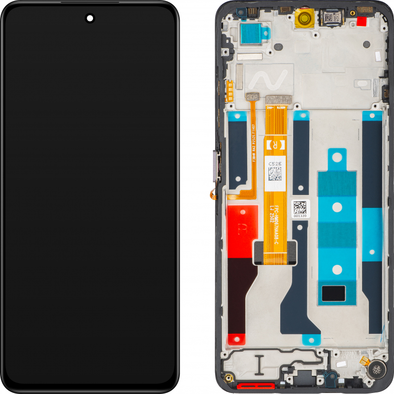 Display cu Touchscreen Realme C75 5G, cu Rama, Negru, Service Pack 621029000535 Display cu Touchscreen Realme C75 5G, cu Rama, Negru, Service Pack 621029000535