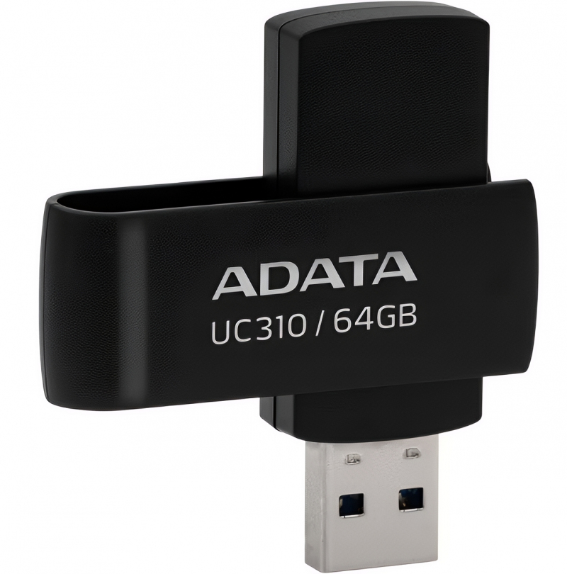 Adata UC310 64GB USB-A 3.2 External Memory UC310-64G-RBK 