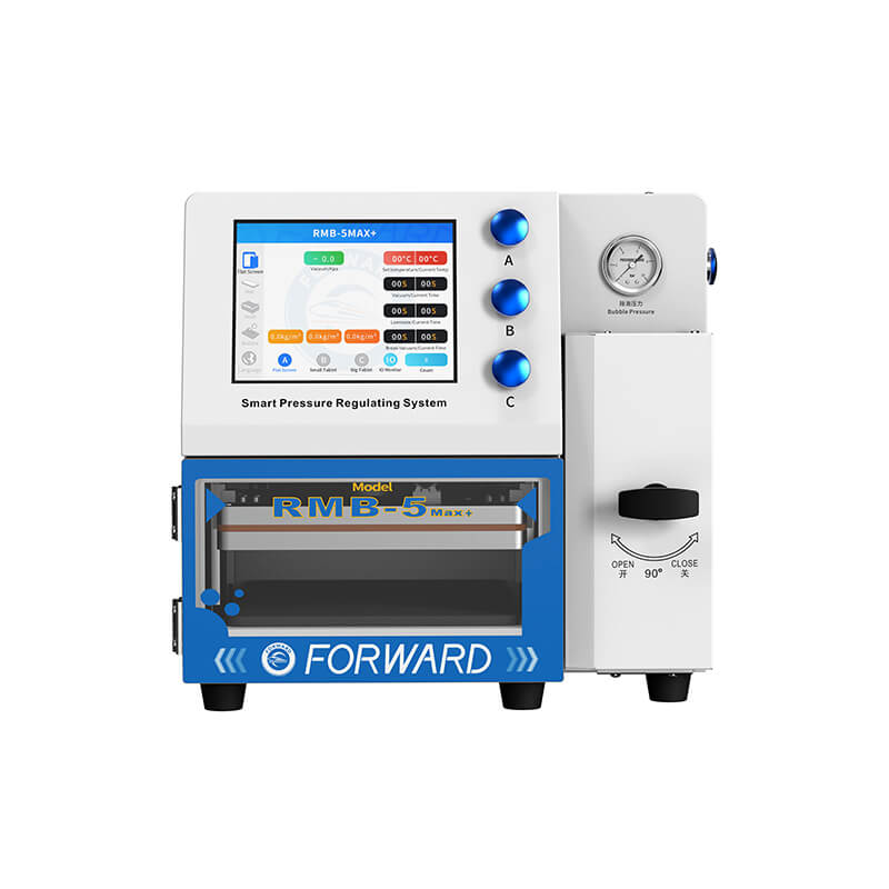 Aparat Laminare OCA / Eliminare Bule cu Compresor Aer si Pompa Vid Forward RMB-5MAX + FW-122B + FW-126S