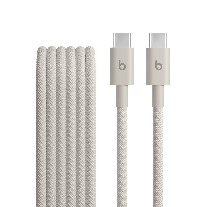 Cablu Date si Incarcare USB-C - USB-C Beats, 1.5m, Bej MDGD4ZM/A 