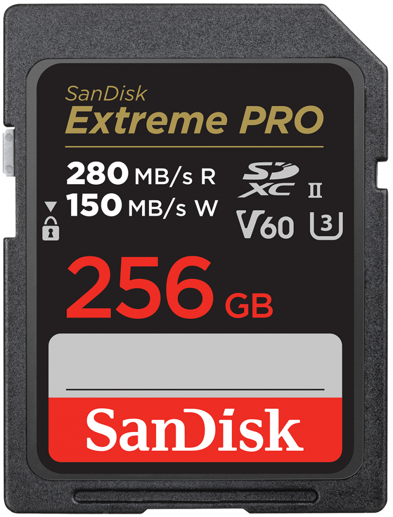 Card Memorie SDXC SanDisk Extreme Pro, 256Gb, Clasa 10 / UHS-2 U3 