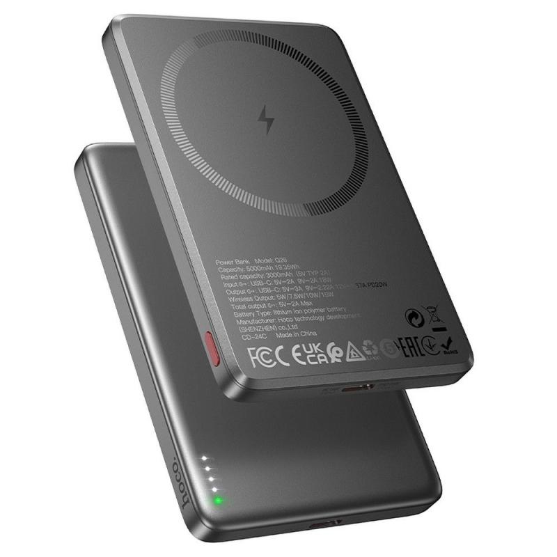 baterie-externa-wireless-hoco-q26-2C-5000mah-2C-20w-2C-pd--2B-fqi-2C-1-x-qi---1-x-usb-c-2C-gri-