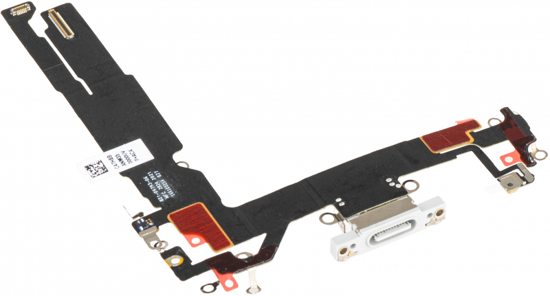 Charging Connector Ribbon - Microphone Apple iPhone 16, Gray Charging Connector Ribbon - Microphone Apple iPhone 16, Gray