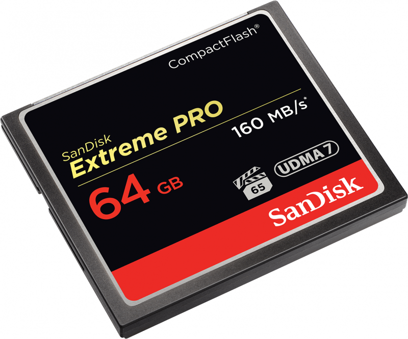 Card Memorie CompactFlash SanDisk Extreme Pro, 64Gb, UDMA 7 SDCFXPS-064G-X46 