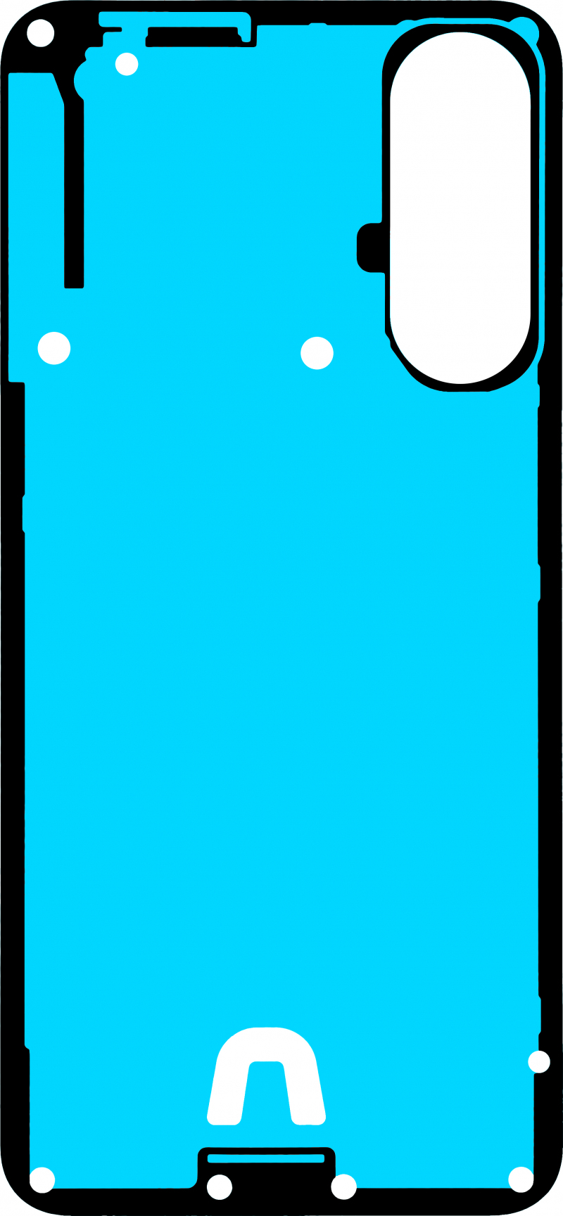 Κόλλα Καπακιού Μπαταρίας Samsung Galaxy A17 5G, Service Pack GH81-27932A 