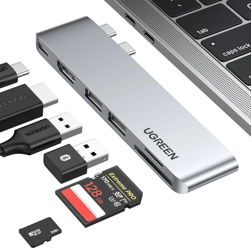 hub-usb-c-ugreen-cm380--2880856-29-pentru-apple-macbook-pro---air-series-2C-2-x-usb-a-3.0---1-x-usb-c---1-x-hdmi---1-x-sd---1-x-microsd
